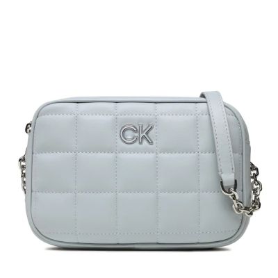 Γυναικεία Τσάντα Χιαστί Calvin Klein Quilt Camera Bag K60K610445 DYI Γαλάζιο