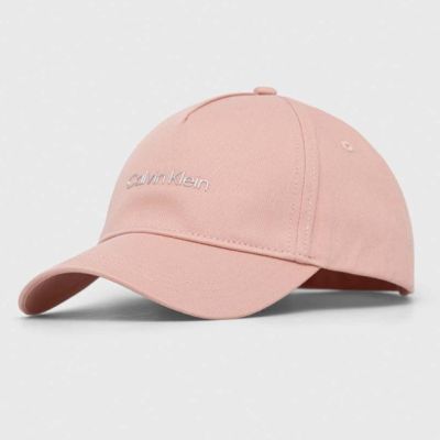 Γυναικείο Καπέλο Calvin Klein Μetallic logo K60K610525 TQP Ροζ