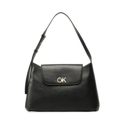 Γυναικεία Τσάντα Ώμου Calvin Klein Re-Lock Tote K60K610773 BAX Μαύρη