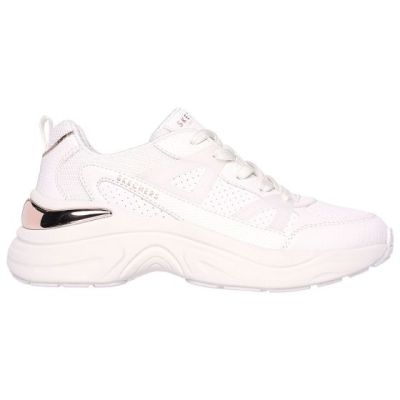 Γυναικεία Ανατομικά Sneakers Skechers Faye 177576-WHT Λευκά