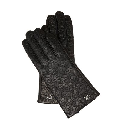 Γυναικεία Δερμάτινα Γάντια Calvin Klein K60K611165 BAX Μαύρα