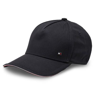 Ανδρικό Καπέλο Tommy Hilfiger Jockey Elevated Corporate AM0AM10864 BDS Μαύρο