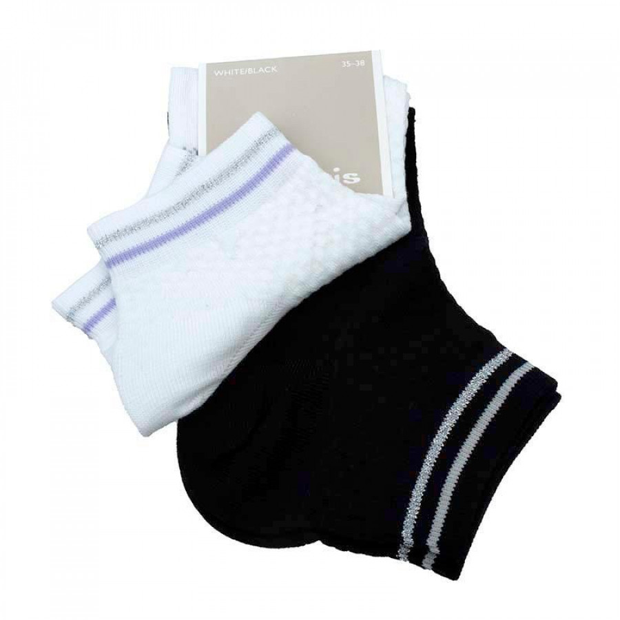 Γυναικείες Κάλτσες Tamaris Σετ 2 Ζευγαριών 99600 Μαύρο-Λευκό ΓΥΝ-009850